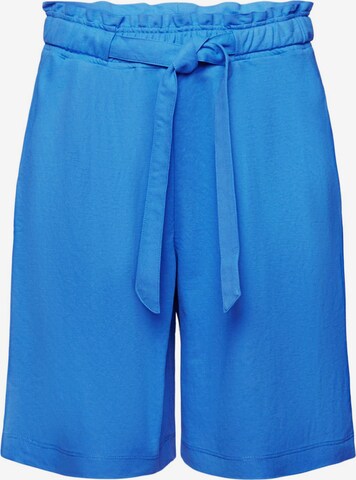 ESPRIT Wide leg Broek in Blauw: voorkant