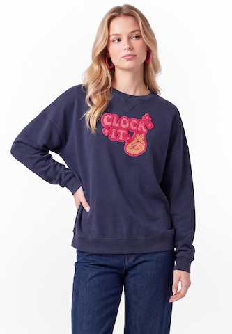 MYMO - Sudadera en azul: frente