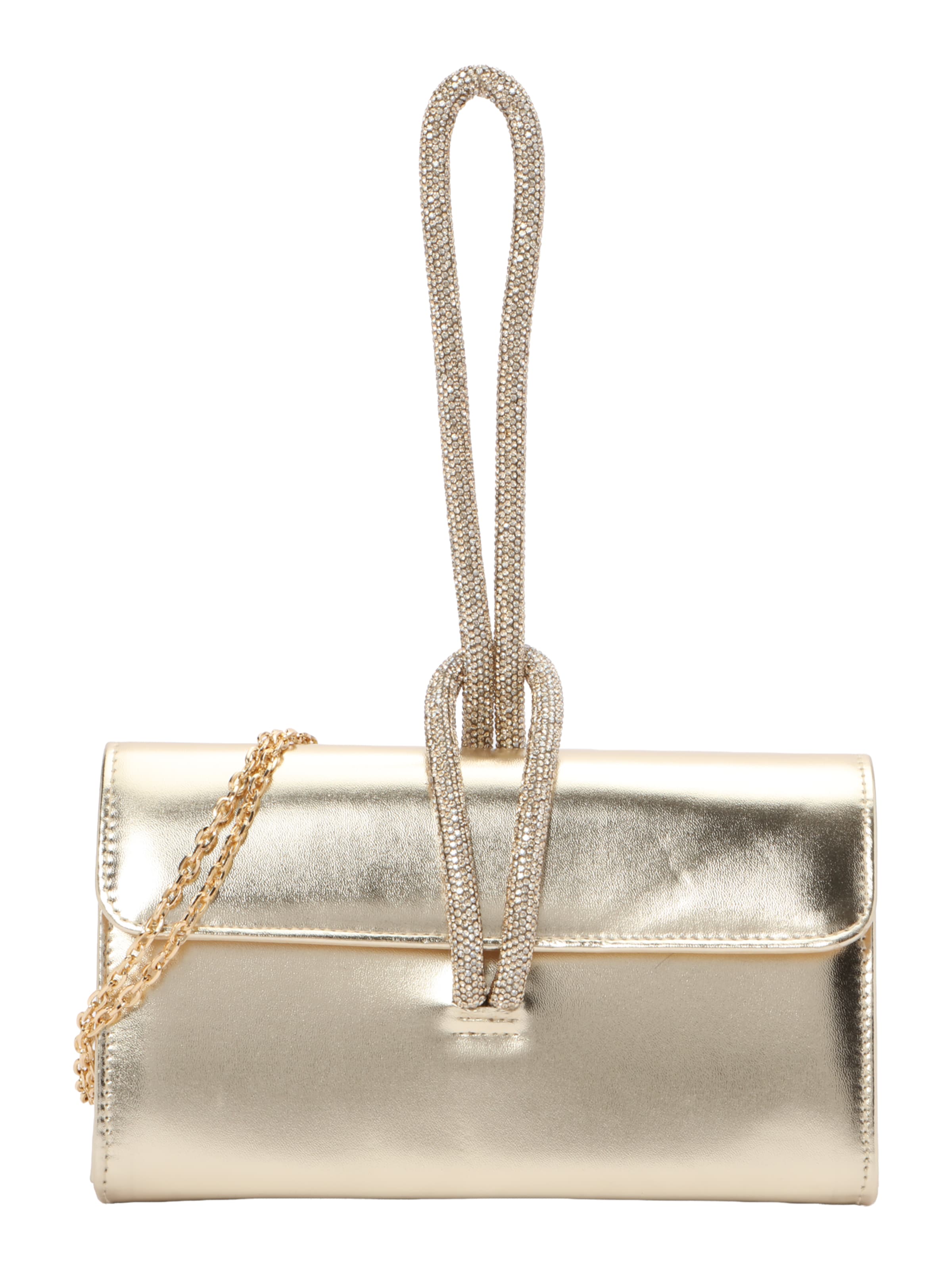 mascara Handbag in Gold: front