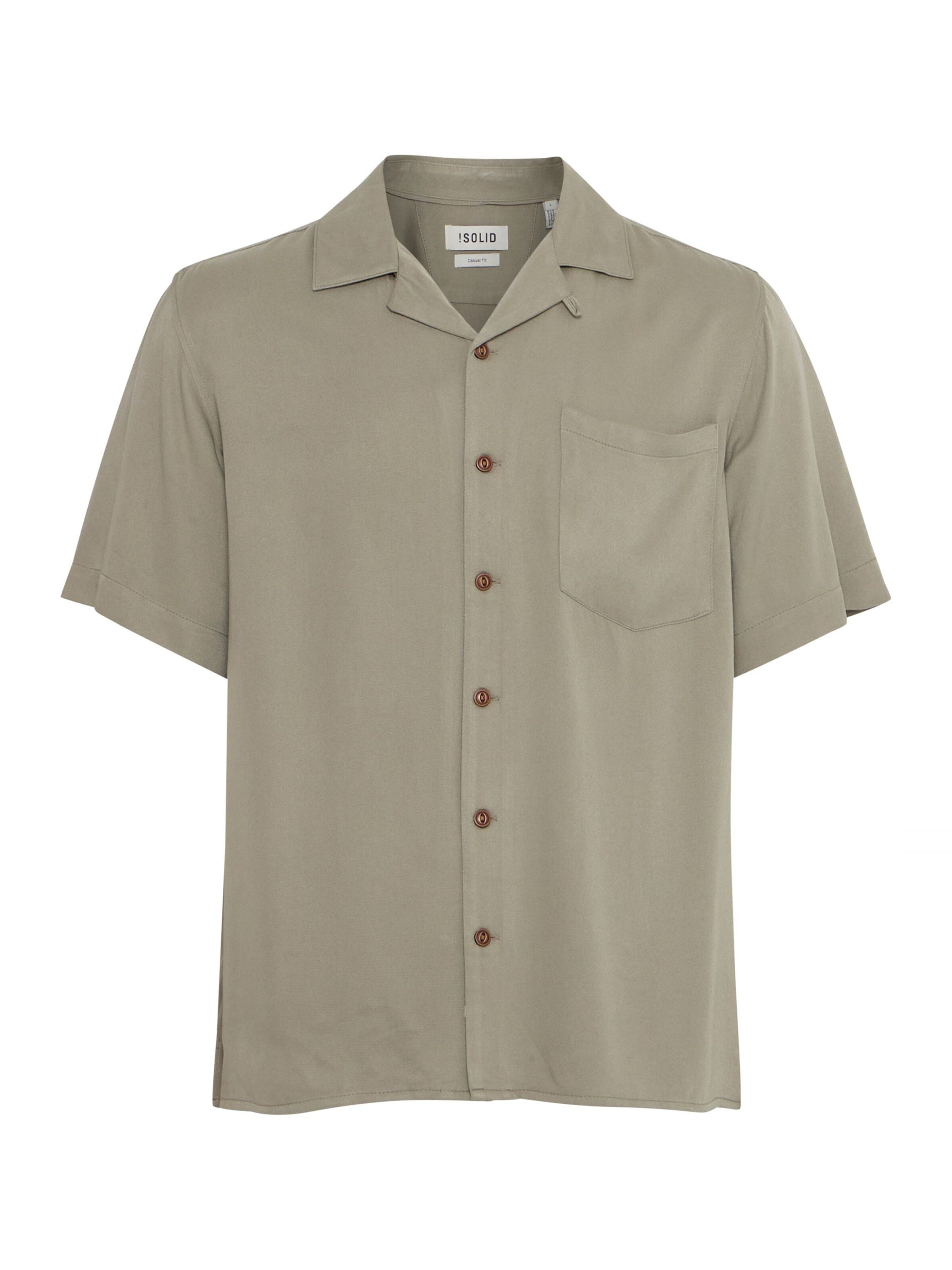 !Solid Overhemd ' SDPABLO ' in de kleur Kaki, Productweergave