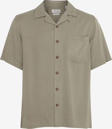 !Solid Comfort Fit Kurzarmhemd ' SDPABLO ' in Grün: Vorderseite