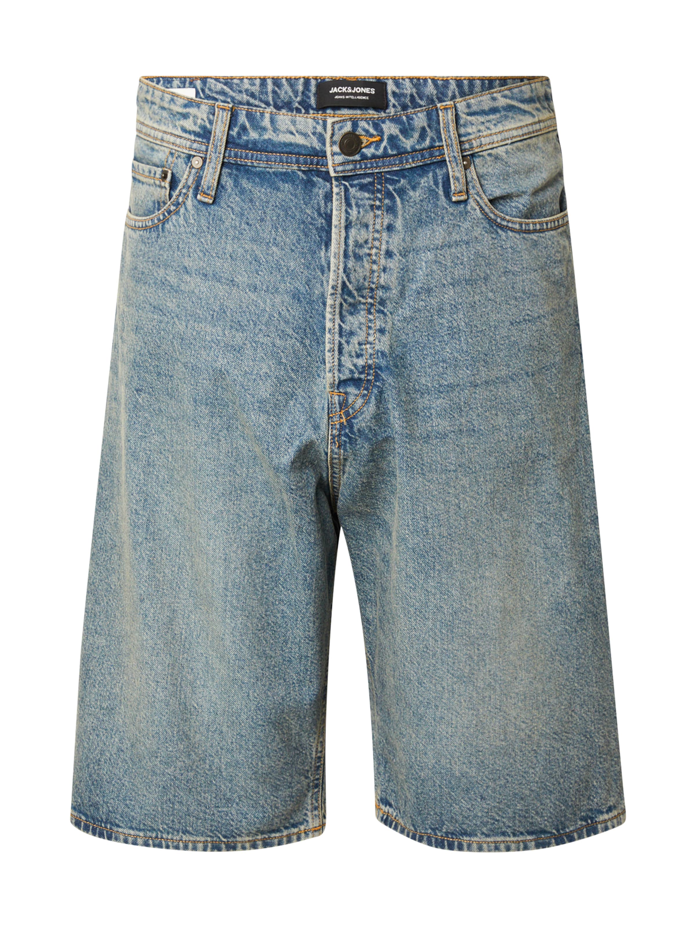 JACK & JONES tavaline Teksapüksid 'JJIRON JJORIGINAL', värv sinine: eest vaates