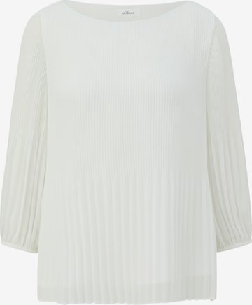 Chemisier s.Oliver BLACK LABEL en blanc : devant