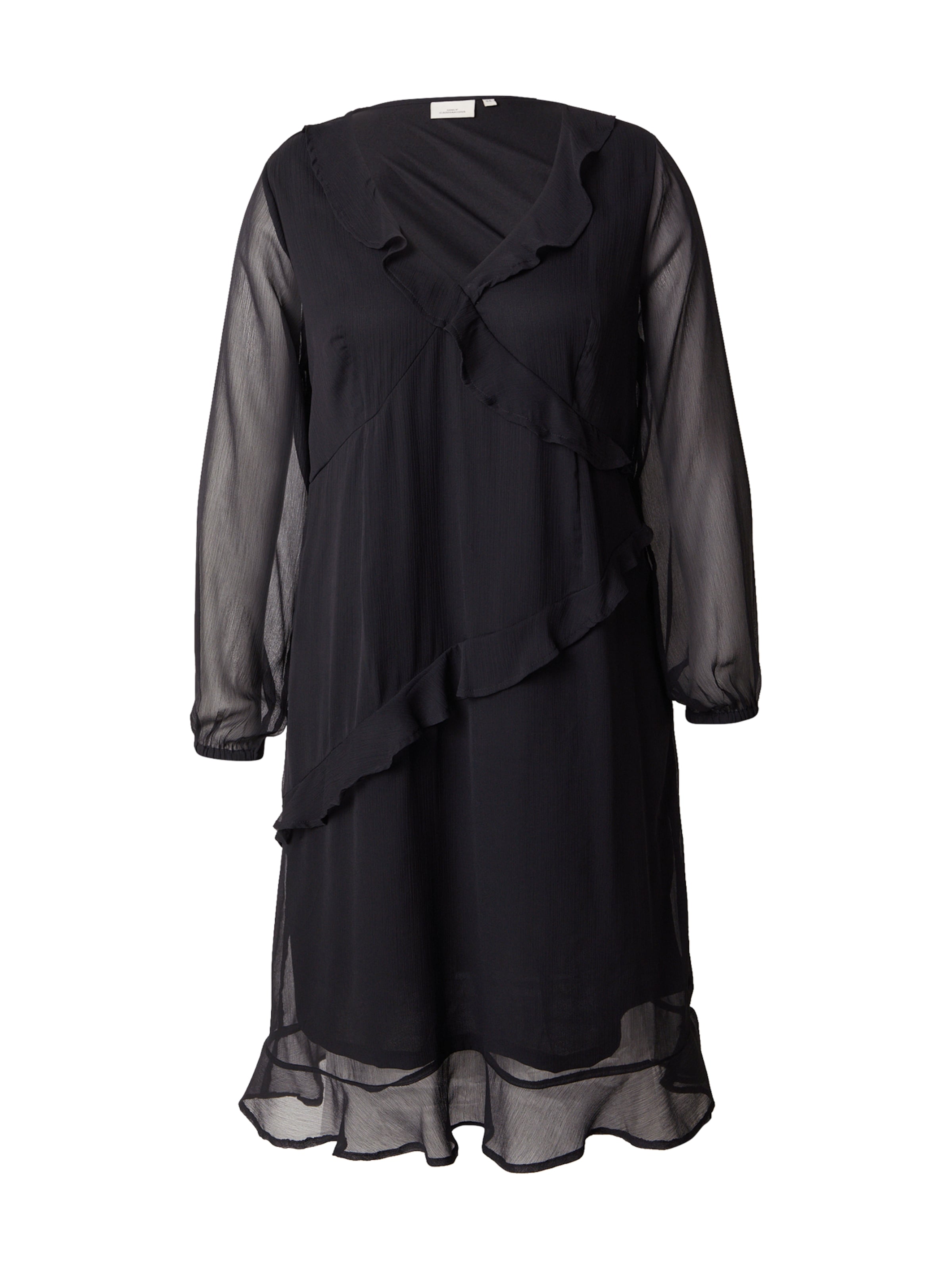 ONLY Carmakoma Kjole 'CARIndigo' i sort: forside