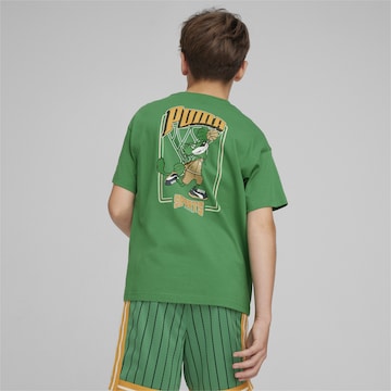 T-Shirt 'For The Fanbase' PUMA en vert