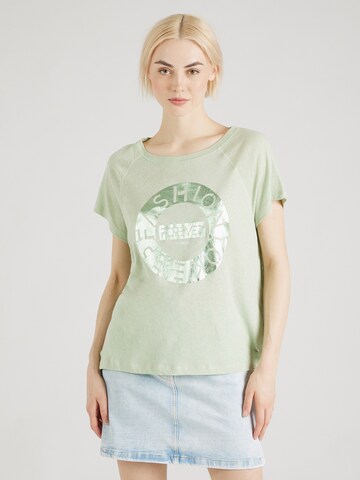 T-shirt MOS MOSH en vert : devant