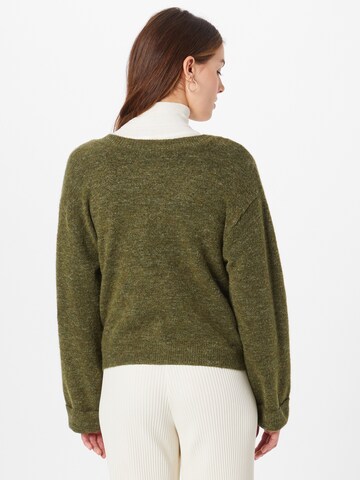 PIECES - Pullover 'FANNA' em verde