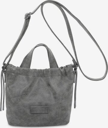 Fritzi aus Preußen Crossbody Bag 'Poppi' in Grey: front