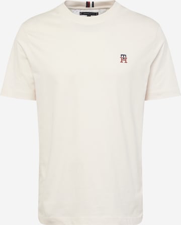T-Shirt TOMMY HILFIGER en blanc : devant