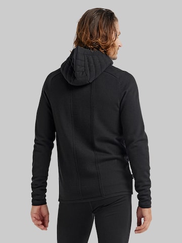 ICEBREAKER Athletic Cardigan in Black