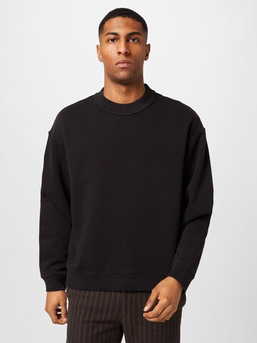 AllSaints Sweatshirt 'BOLUS' in Black: front