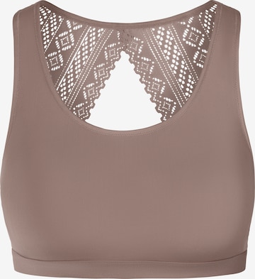 LASCANA Bralette Bra in Brown: front