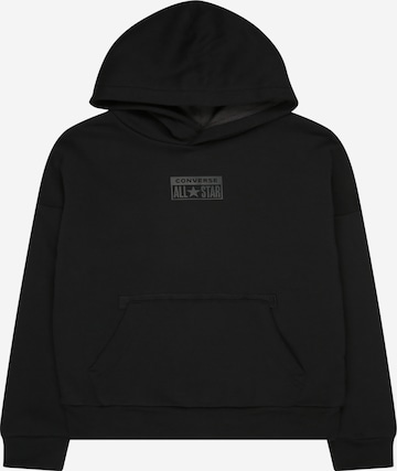 CONVERSE Sweatshirt in Black: front