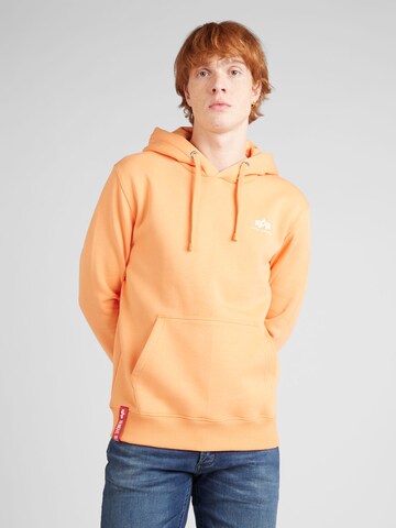 ALPHA INDUSTRIES Regular Fit Sweatshirt i orange: forside