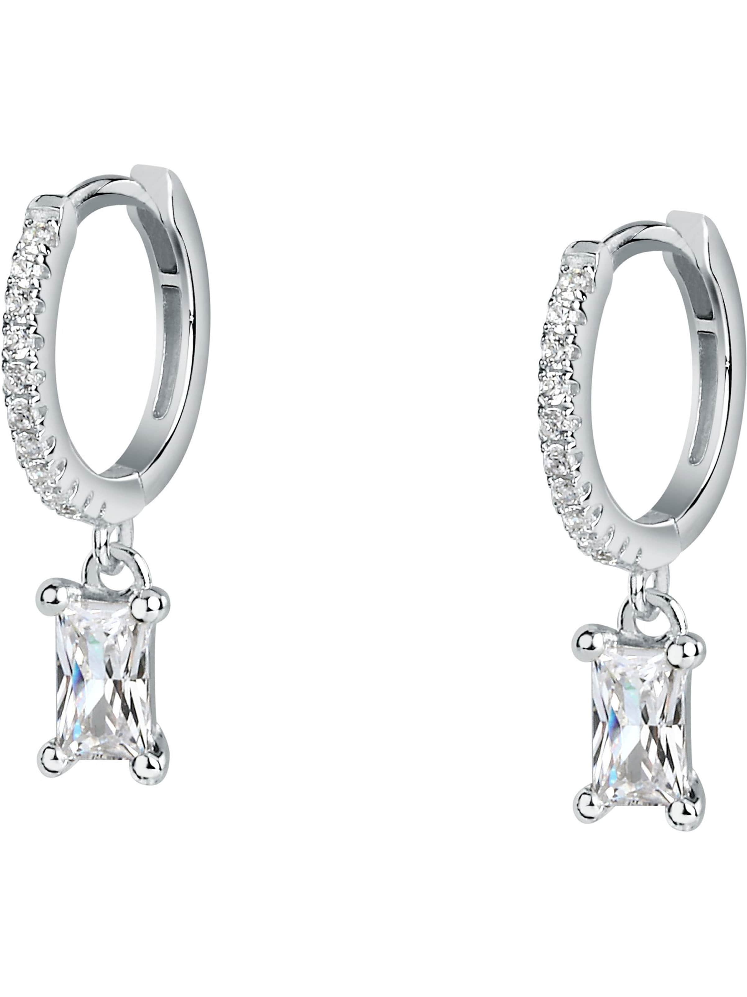 CHRIST Earrings in Silver: front