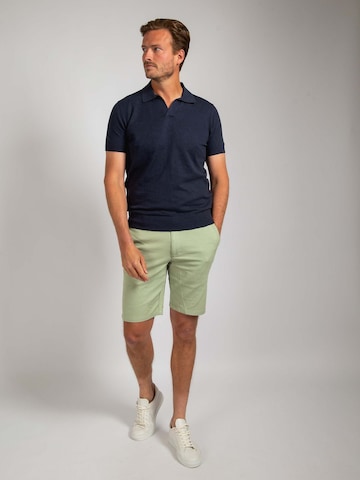 Suitable Slimfit Broek 'Ferdinand' in Groen: voorkant