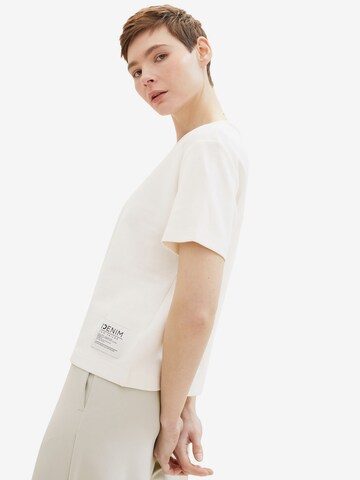 T-shirt TOM TAILOR DENIM en blanc