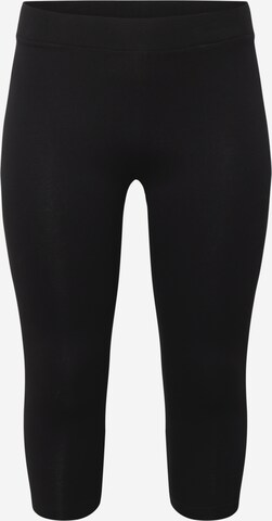 Skinny Leggings 'Time' de la ONLY Carmakoma pe negru: față