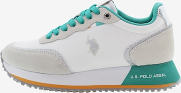 U.S. POLO ASSN. Sneakers laag in Wit: voorkant