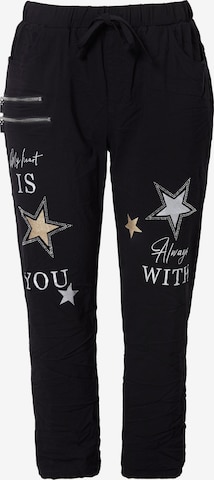 Angel of Style Trousers in Black: front