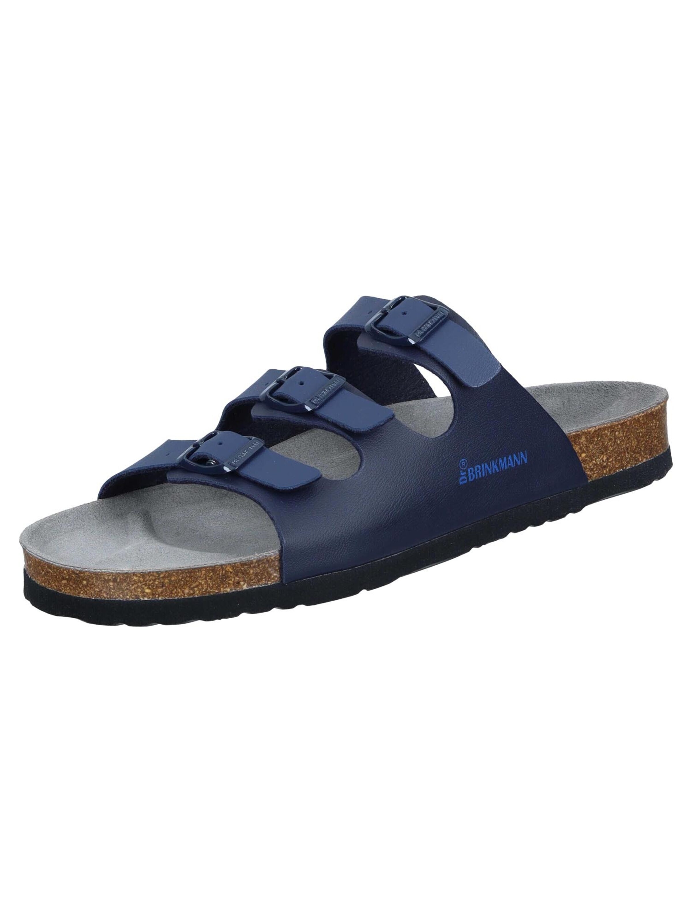 DR. BRINKMANN Hausschuh 'Novelda'‌‌‌‌‌‌‌‌‌ in Blau: Vorderseite