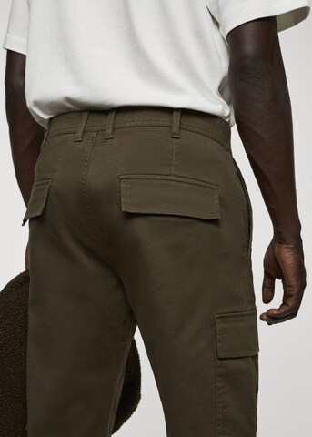 MANGO MAN Regular Cargohose 'Zeus' in Braun