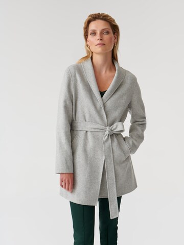TATUUM Between-seasons coat in Grey: front