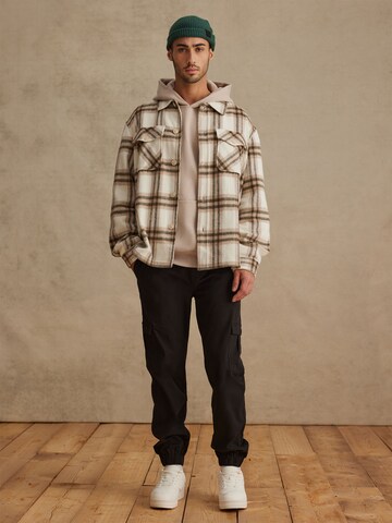 DAN FOX APPAREL Between-Season Jacket 'Benjamin' in Beige