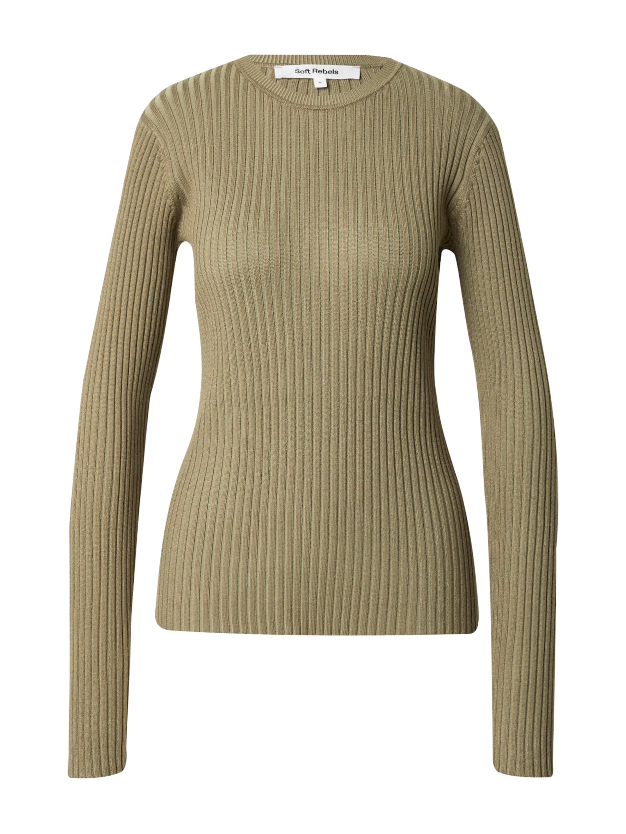 Pull-over 'Noa' Soft Rebels en vert : devant