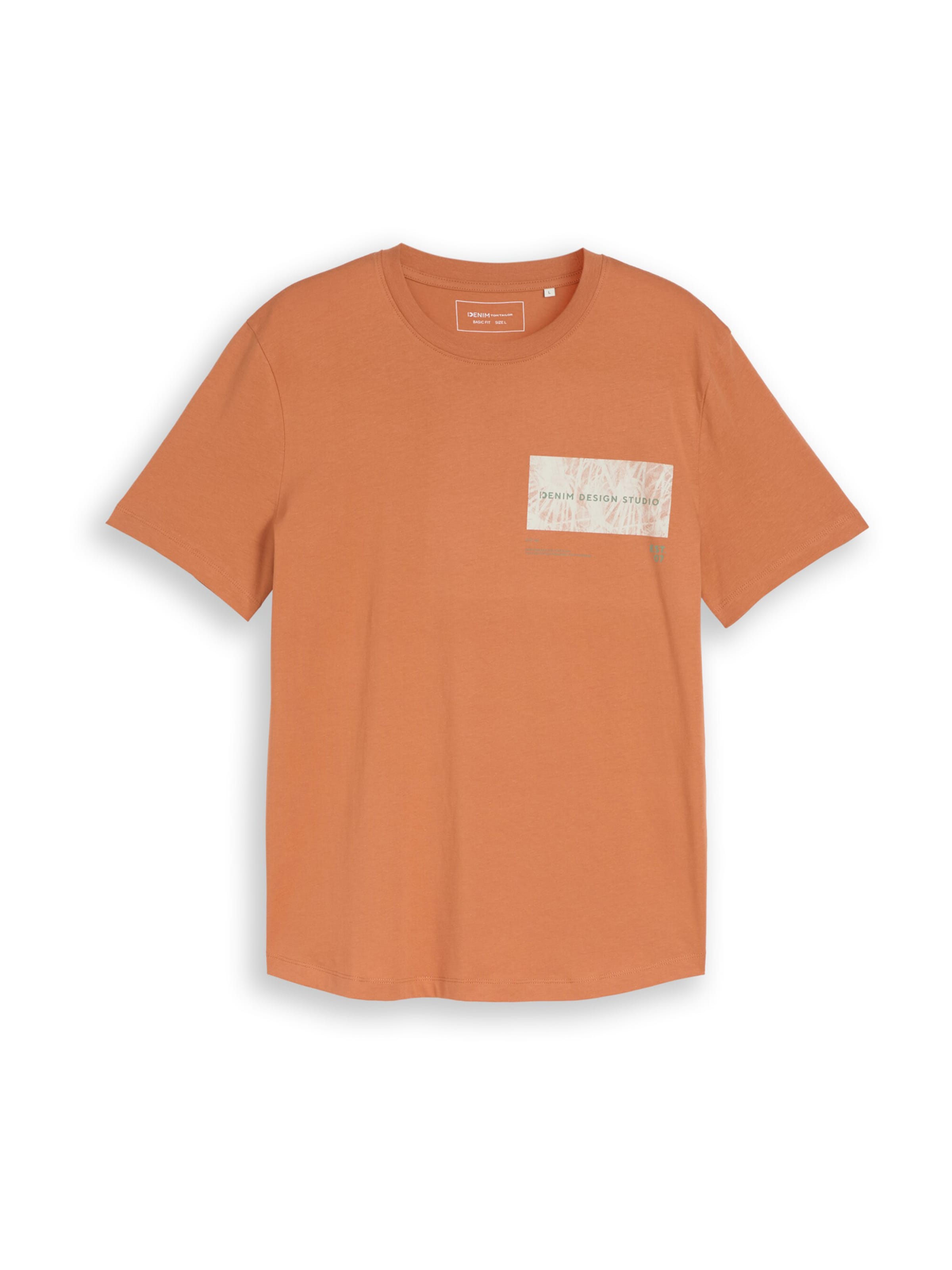 TOM TAILOR DENIM T-shirt i orange: framsida