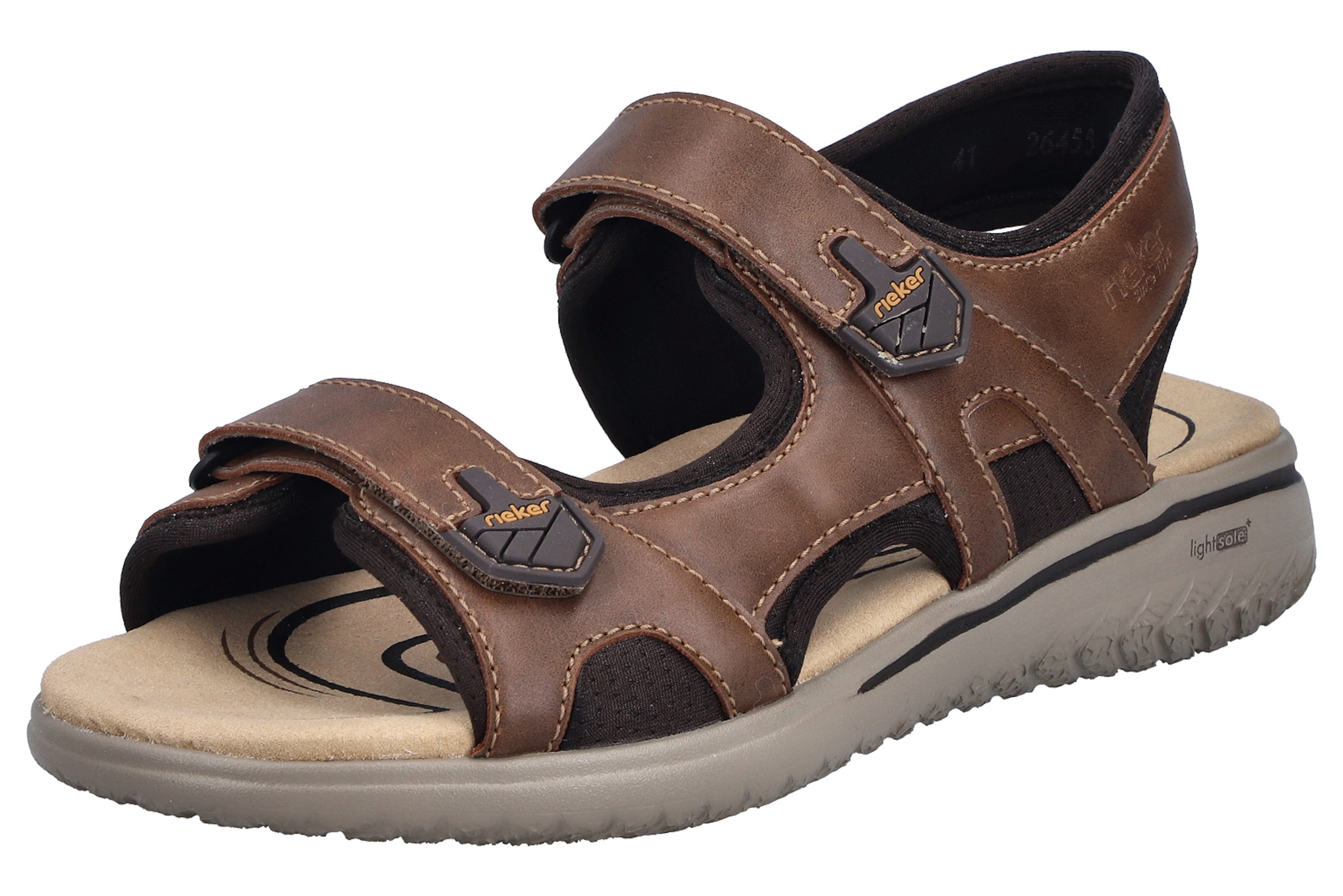 Sandales de randonnée '26455' Rieker en marron : devant
