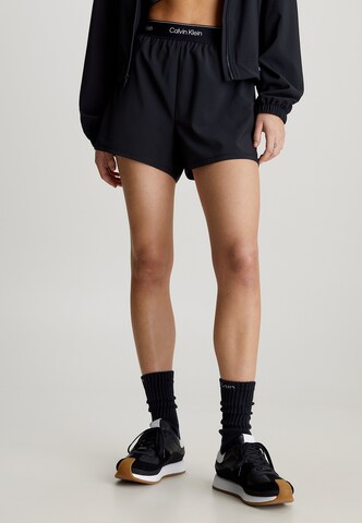 Calvin Klein Sport Regular Sports trousers in Black: front