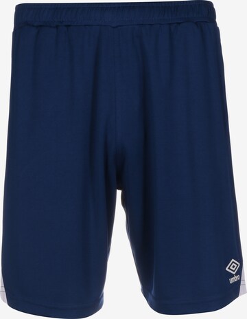 UMBRO Regular Workout Pants 'Total' in Blue: front