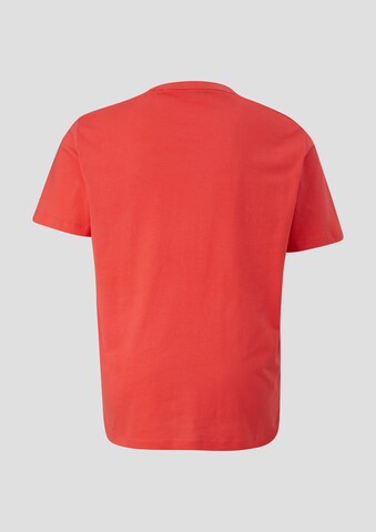 s.Oliver Men Big Sizes Shirt in Red: back