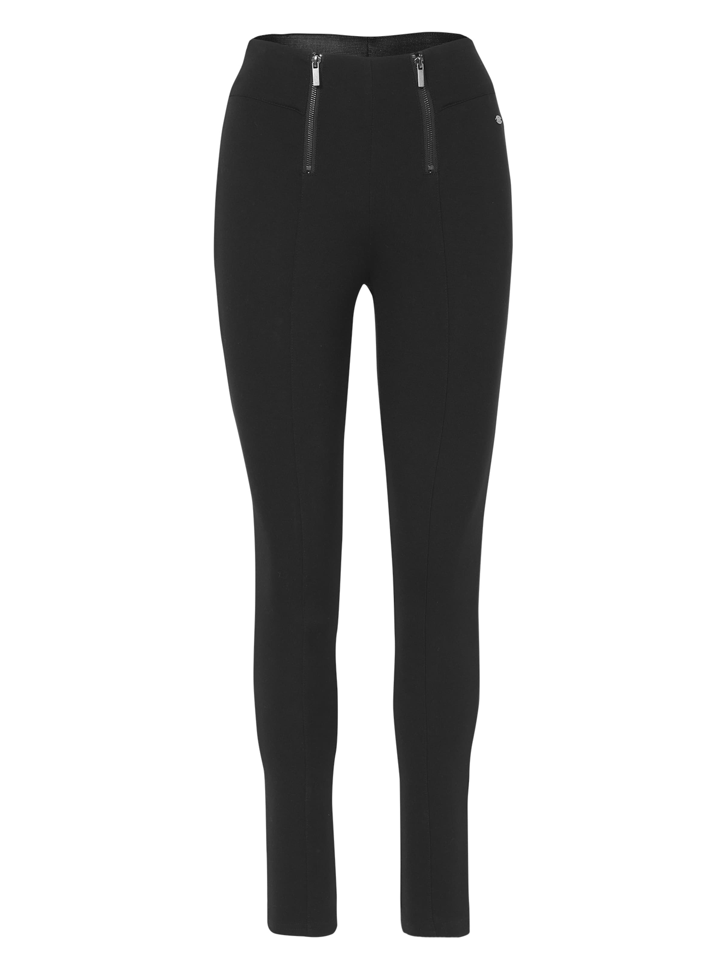 KOROSHI Skinny Fit Панталон в черно: отпред