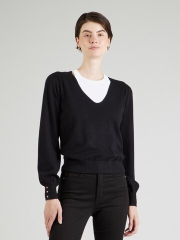 VERO MODA Свитер 'VMHOLLYKARIS' в Черный: спереди