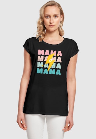 Merchcode Shirt 'Mothers Day - Mama' in Black: front