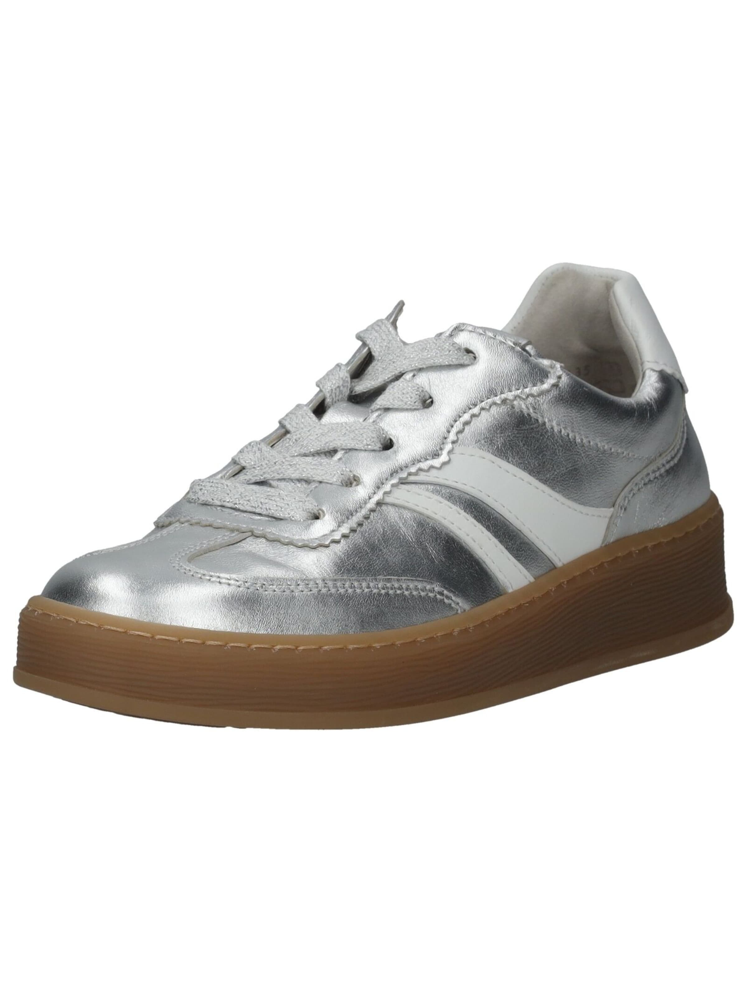 Sneaker bassa di GABOR in argento: frontale