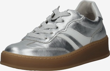 Baskets basses GABOR en argent : devant