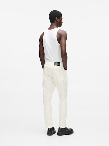 KARL LAGERFELD JEANS Regular Jeans i vit