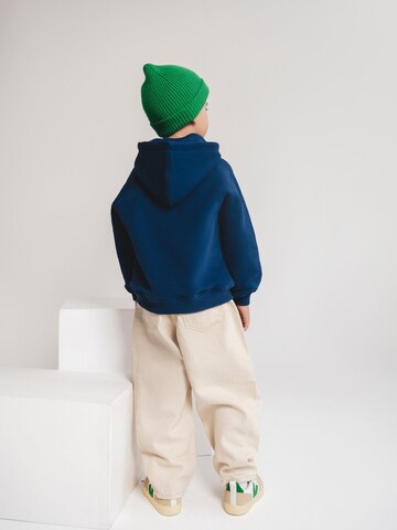 SATURNDAY Sweatshirt 'Krokodil Football' in Blauw