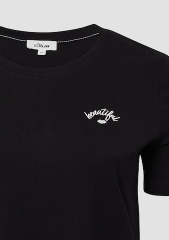 T-shirt s.Oliver en noir