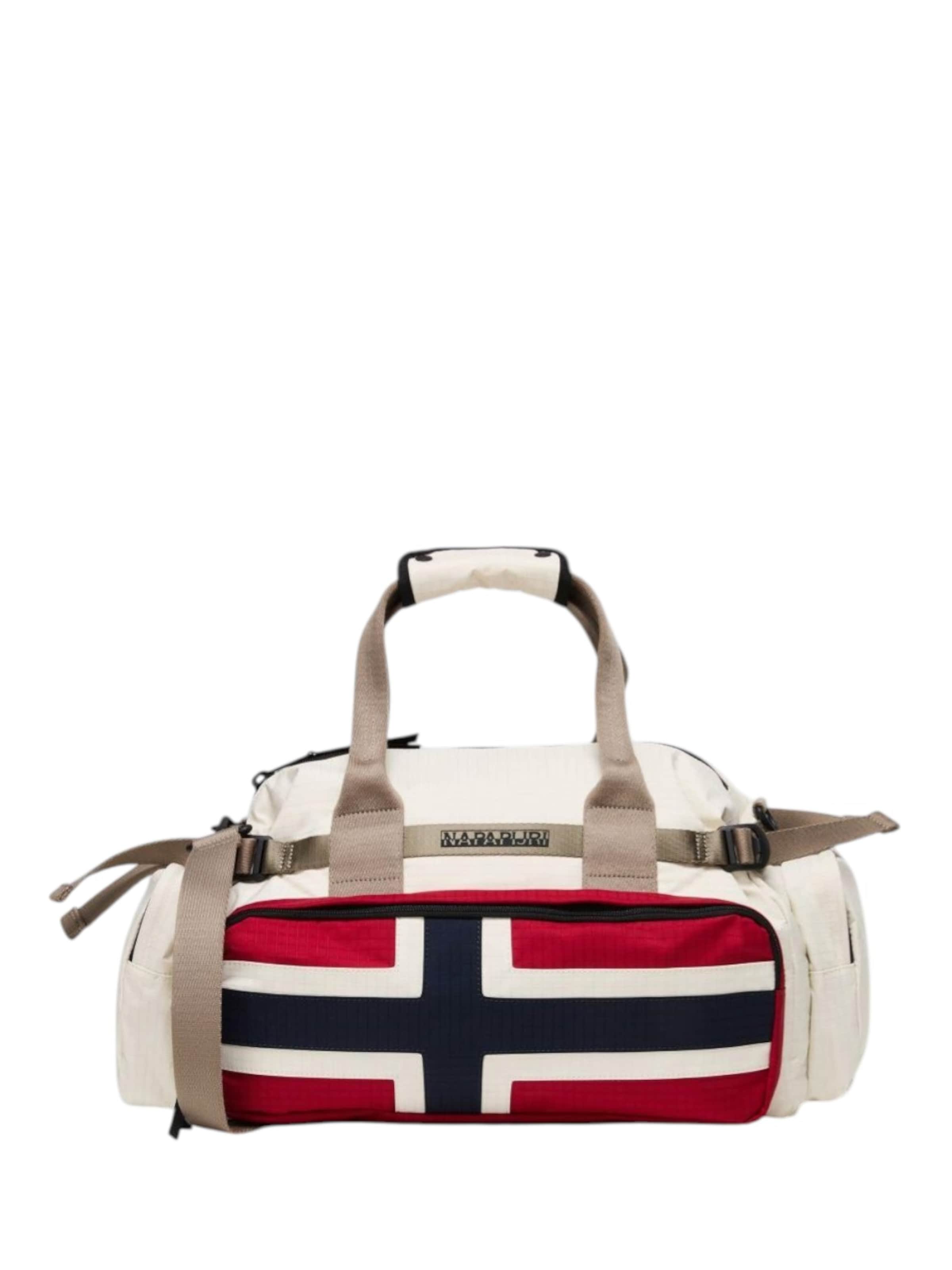 Borsa da viaggio di NAPAPIJRI in beige: frontale