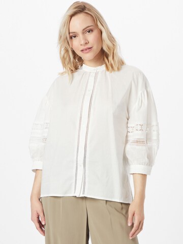 ESPRIT - Blusa en blanco: frente