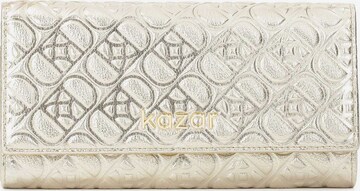 Kazar Wallet in Gold: front