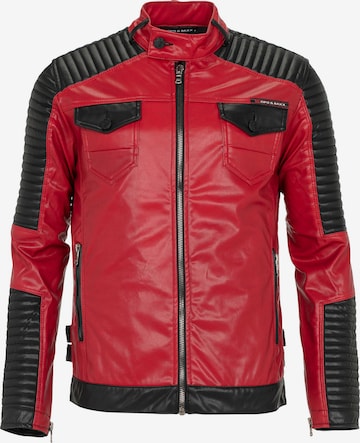 CIPO & BAXX Between-Season Jacket in Red: front