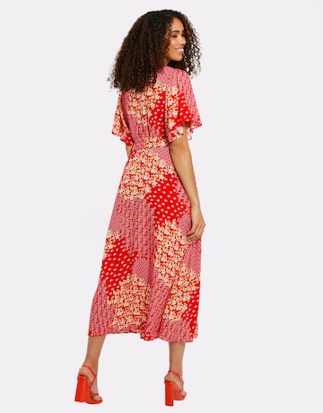 Threadbare Shirt dress 'Fruit' in Red