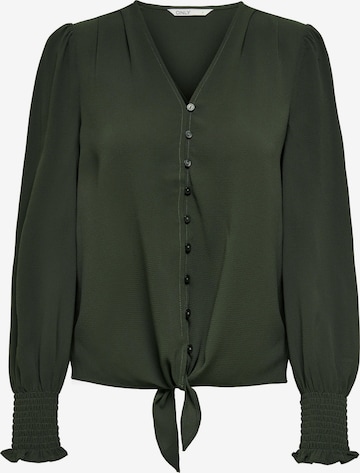 ONLY Blouse 'Elisabeth' in Groen: voorkant