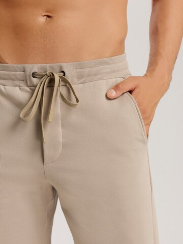 Hanro Pajama pants 'Natural Living' in Beige