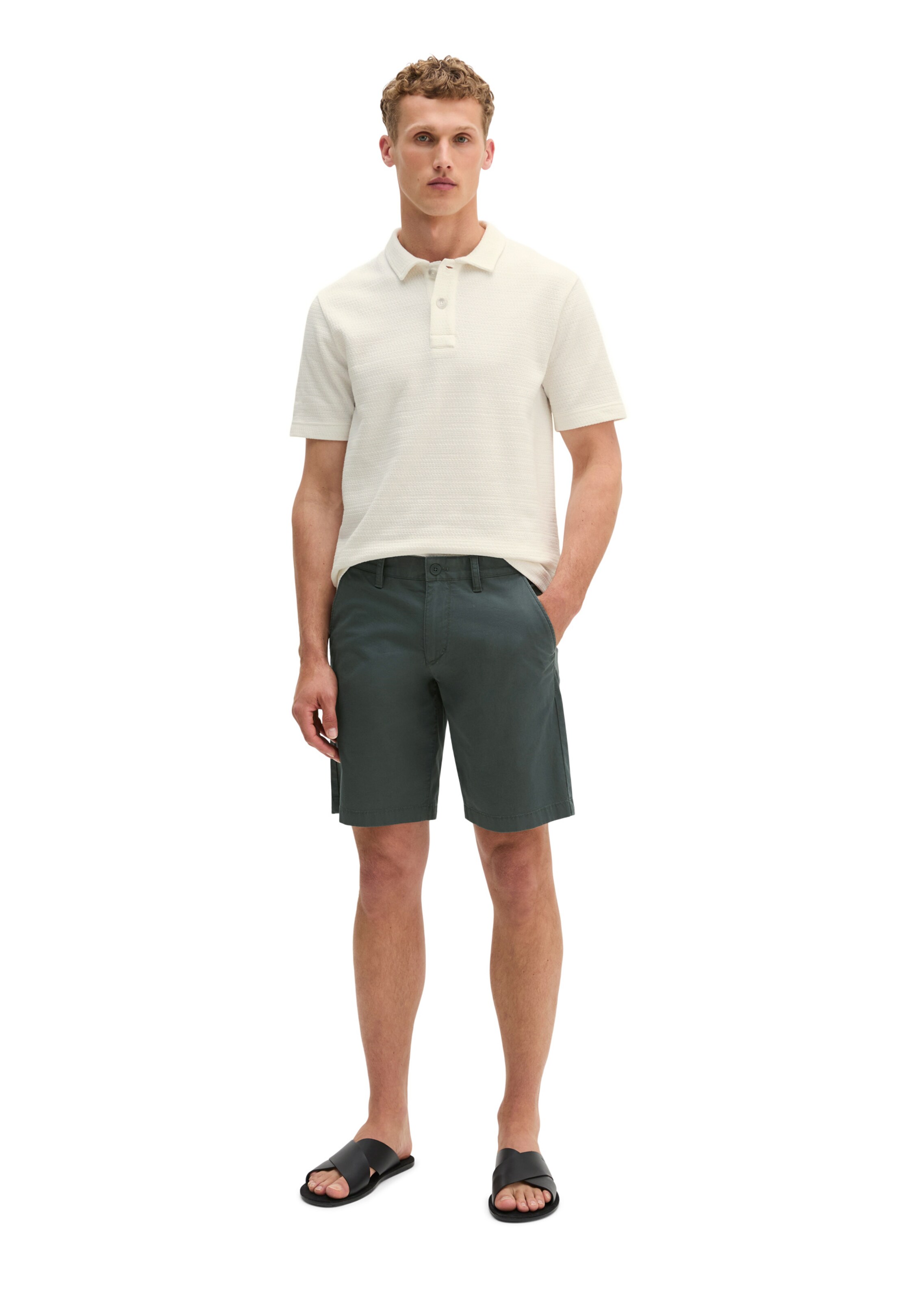 Marc O'Polo Regular Trousers 'Reso ' in Grey